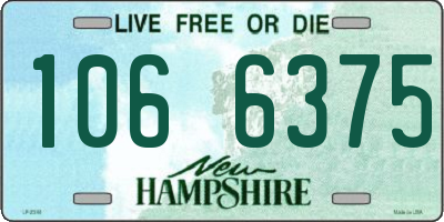 NH license plate 1066375