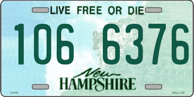 NH license plate 1066376
