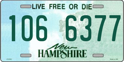 NH license plate 1066377
