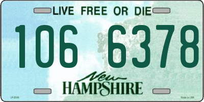 NH license plate 1066378