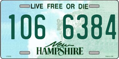 NH license plate 1066384