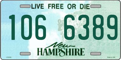 NH license plate 1066389