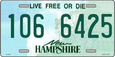 NH license plate 1066425