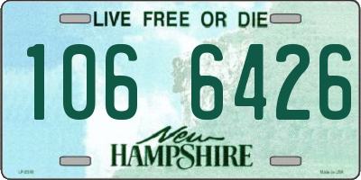NH license plate 1066426