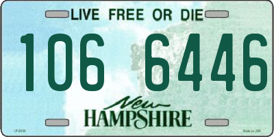 NH license plate 1066446