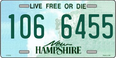 NH license plate 1066455