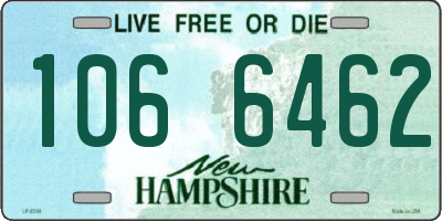 NH license plate 1066462