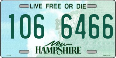 NH license plate 1066466