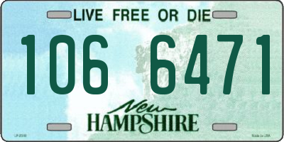 NH license plate 1066471