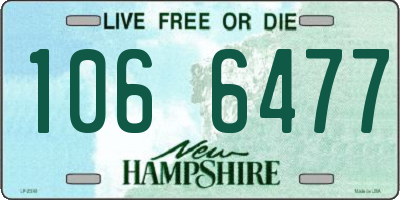 NH license plate 1066477