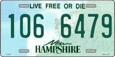 NH license plate 1066479