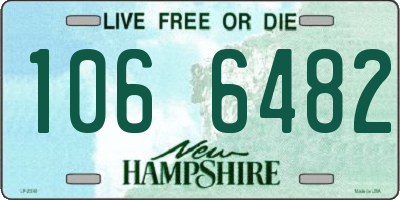 NH license plate 1066482