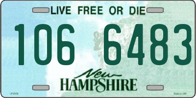NH license plate 1066483