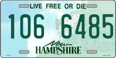 NH license plate 1066485