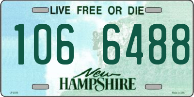NH license plate 1066488