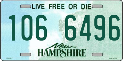 NH license plate 1066496
