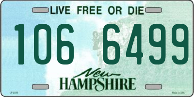NH license plate 1066499