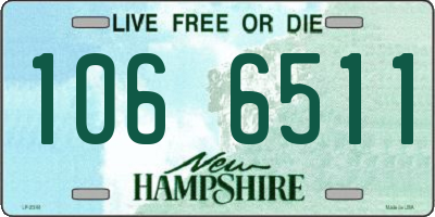 NH license plate 1066511