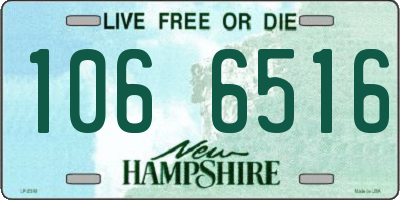 NH license plate 1066516