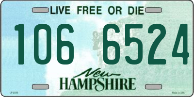 NH license plate 1066524