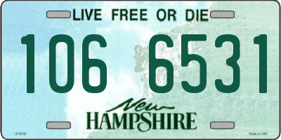 NH license plate 1066531
