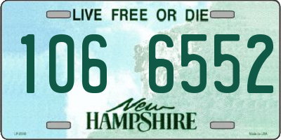 NH license plate 1066552