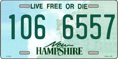 NH license plate 1066557