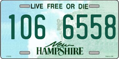 NH license plate 1066558