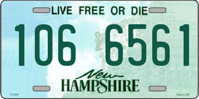 NH license plate 1066561