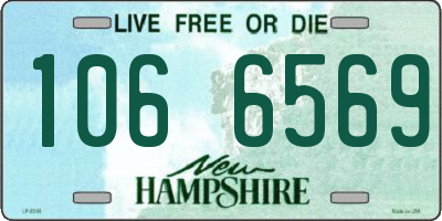 NH license plate 1066569