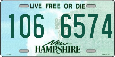 NH license plate 1066574