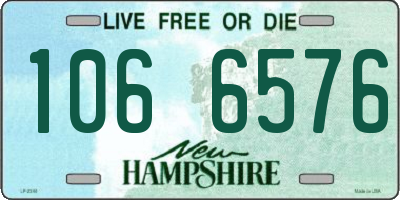 NH license plate 1066576