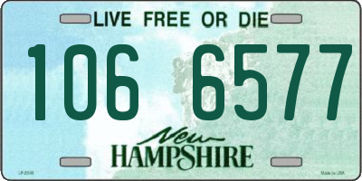 NH license plate 1066577
