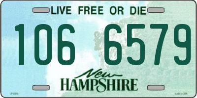 NH license plate 1066579