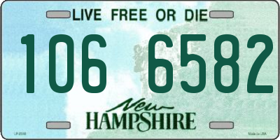 NH license plate 1066582