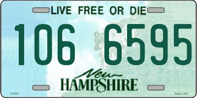 NH license plate 1066595