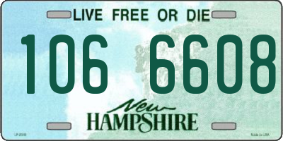 NH license plate 1066608