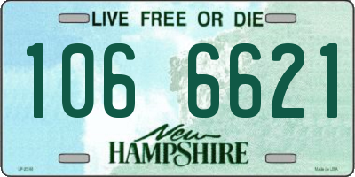 NH license plate 1066621