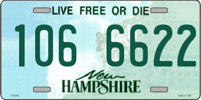 NH license plate 1066622