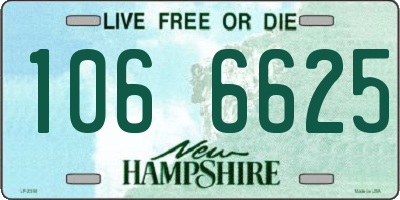 NH license plate 1066625