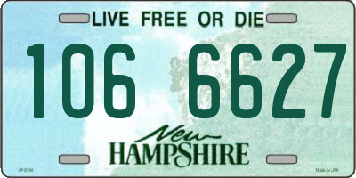 NH license plate 1066627