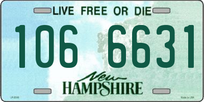 NH license plate 1066631