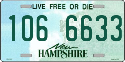 NH license plate 1066633