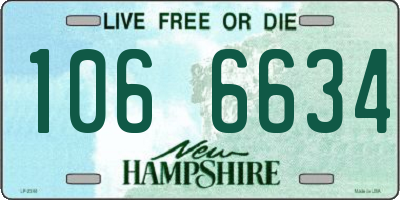 NH license plate 1066634