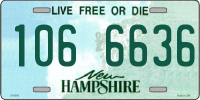 NH license plate 1066636