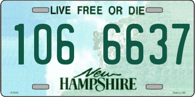 NH license plate 1066637