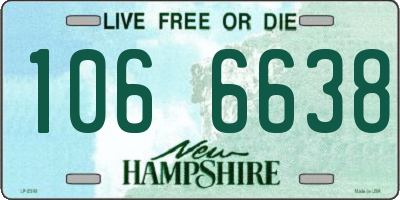 NH license plate 1066638