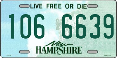 NH license plate 1066639