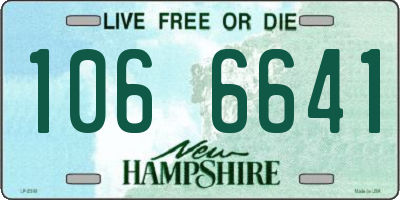 NH license plate 1066641