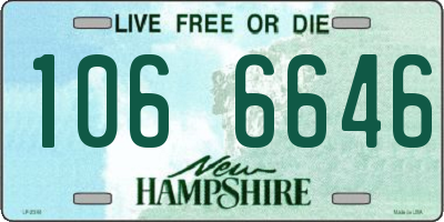 NH license plate 1066646